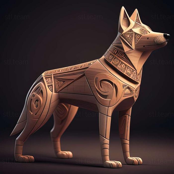 3D модель Чукотська їздова собака (STL)
